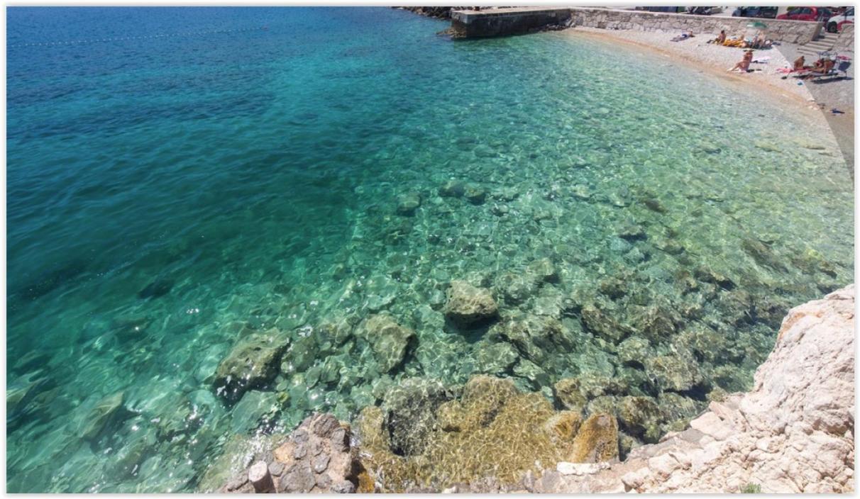 Beach Villa Baska 객실 사진